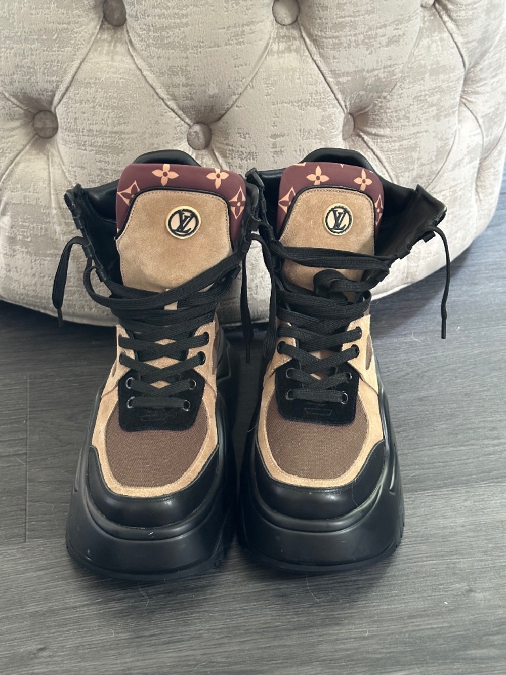 Louis Vuitton Wmns Archlight 2.0 Platform Ankle Boot 'Khaki Green' WORN ONCE